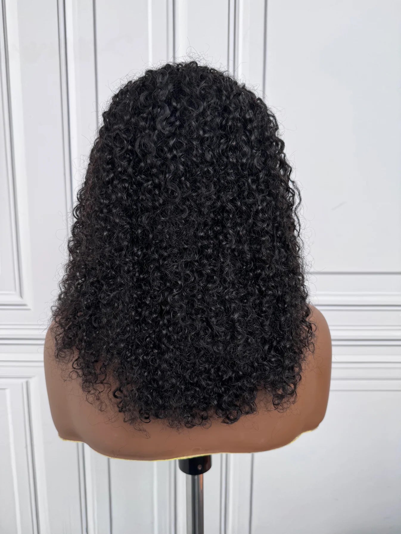 Wear and Go 180% Density Half Wig Messy Curly Human Hair