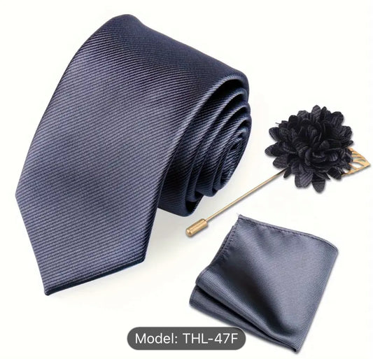 Men’s Coordinated Tie Set - Three Piece Set (38F, 47F) Available October 30th