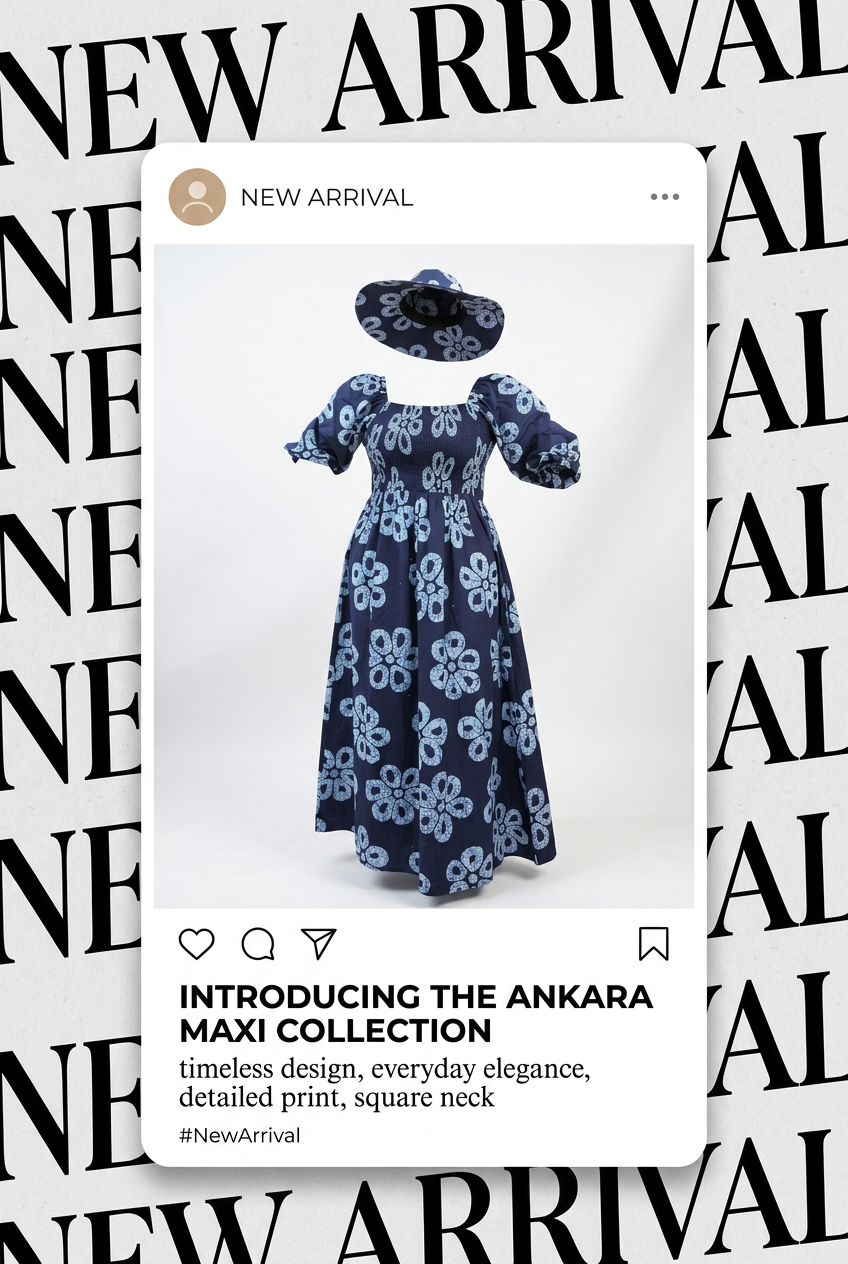 Maxi Slit Dress with Hat and Scarf (S6)