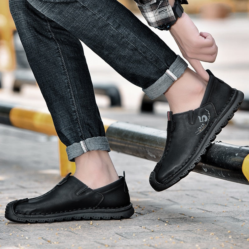 Men's Split Leather Casual Shoes