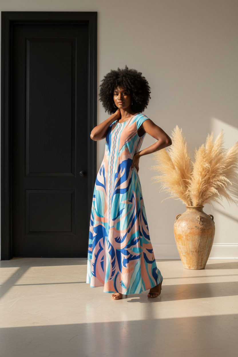 Supreme Petals Maxi Dress by Studio EY