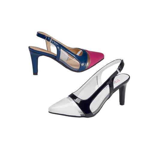 Colorblock Slingback by EY Boutique