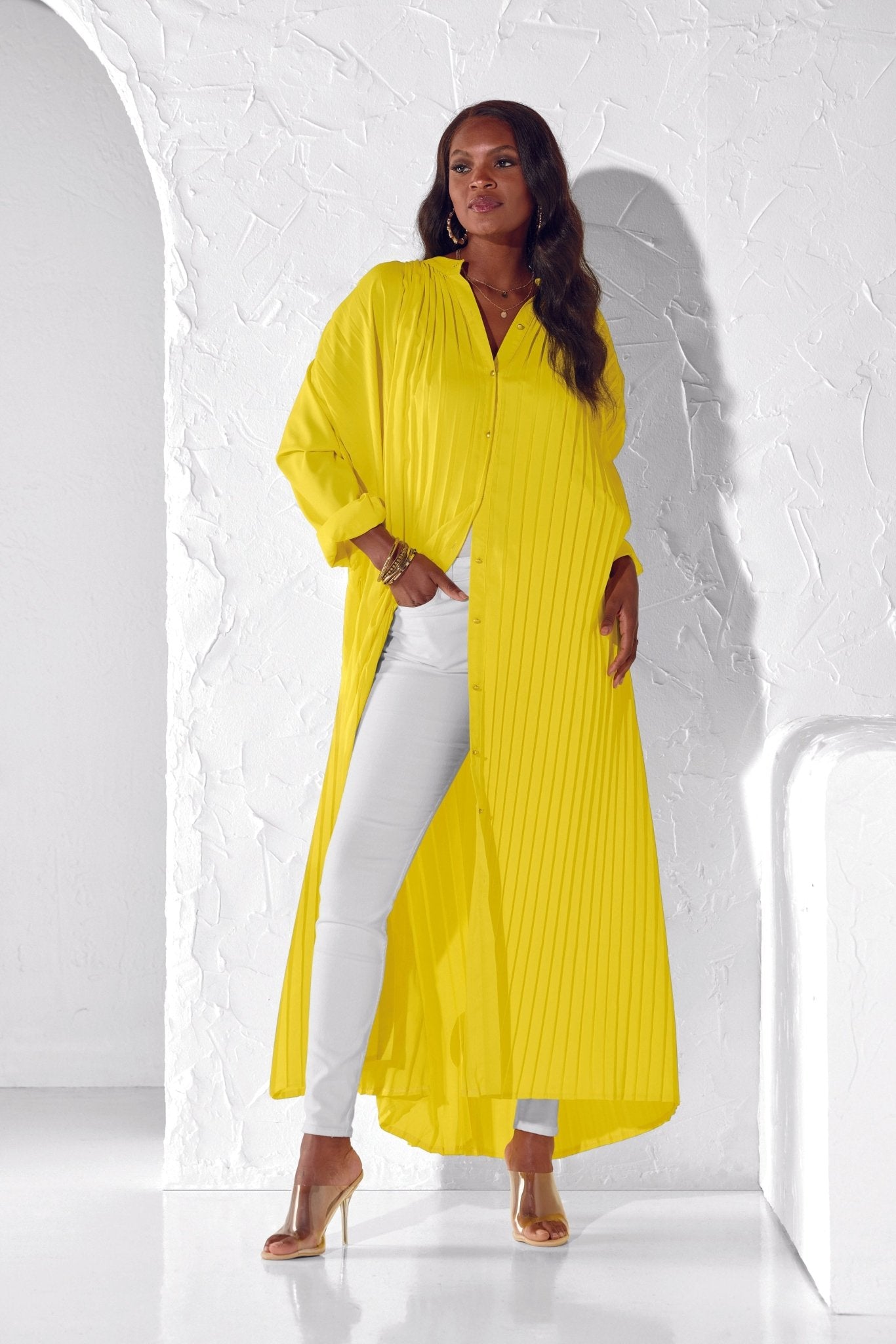 All Buttoned Up Maxi Dress by EY Boutique