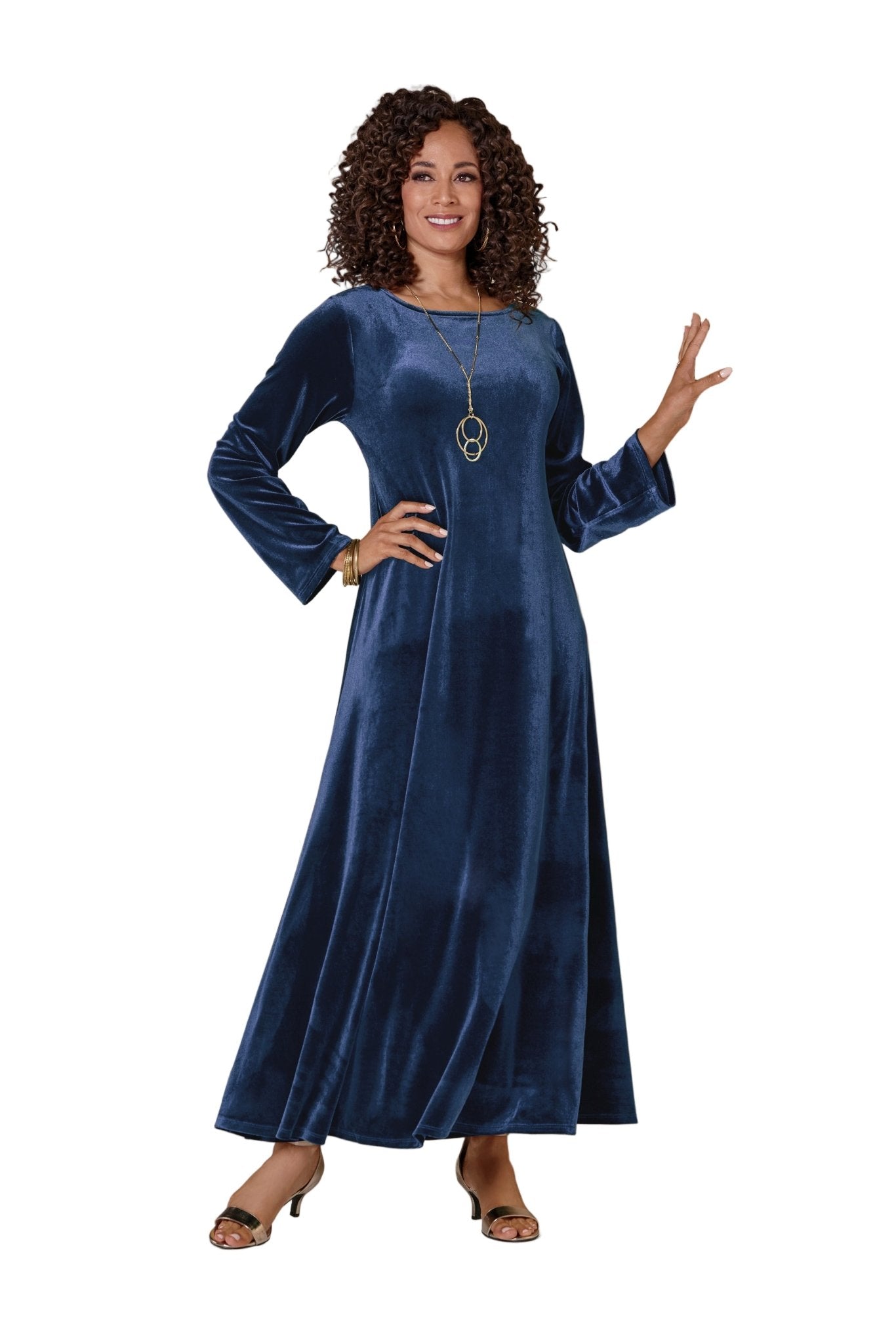 Very Velvety Maxi Dress by Studio EY