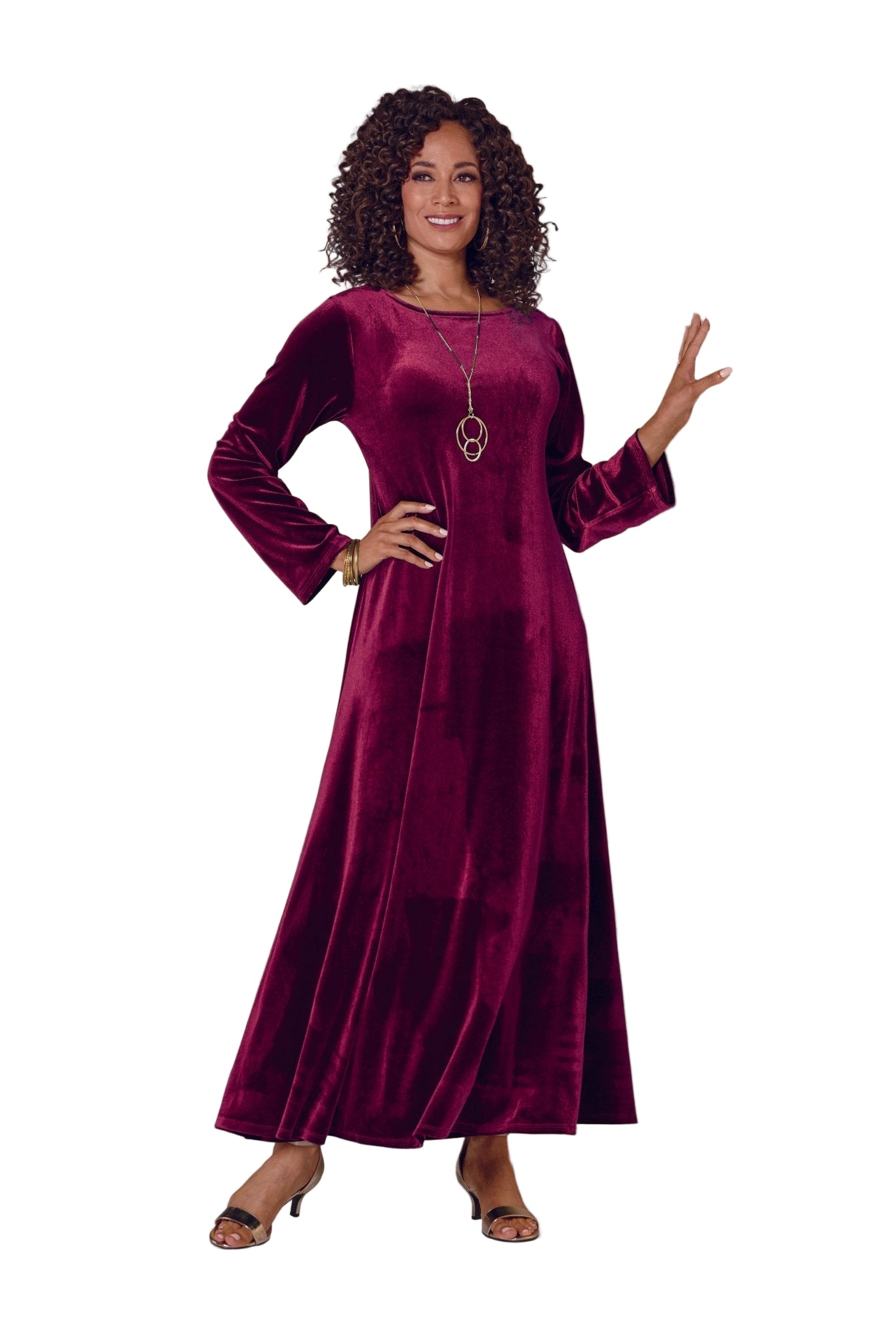 Very Velvety Maxi Dress by Studio EY