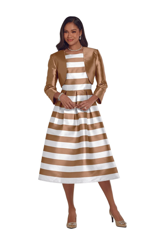 Classic Stripe Jacket Dress by EY Boutique