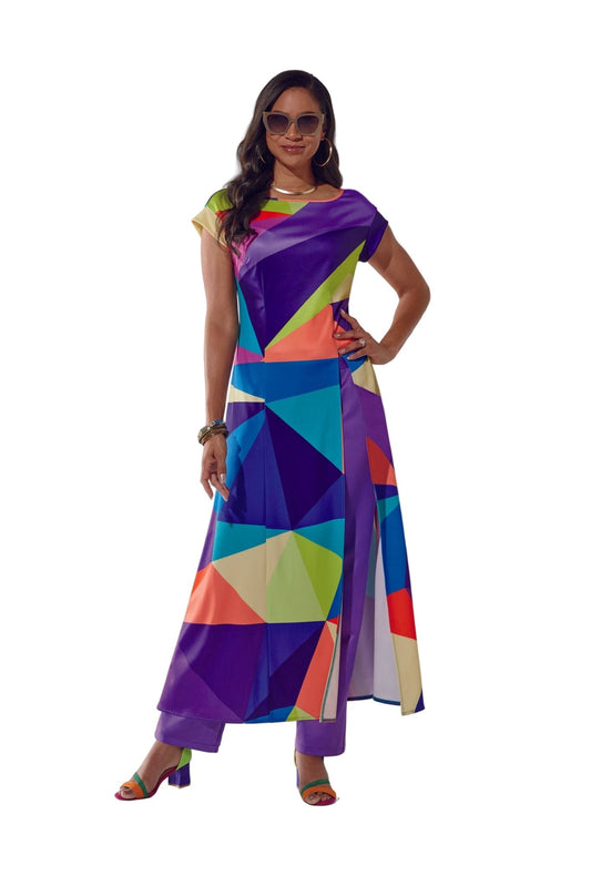 Burst of Color Pantset by EY Boutique