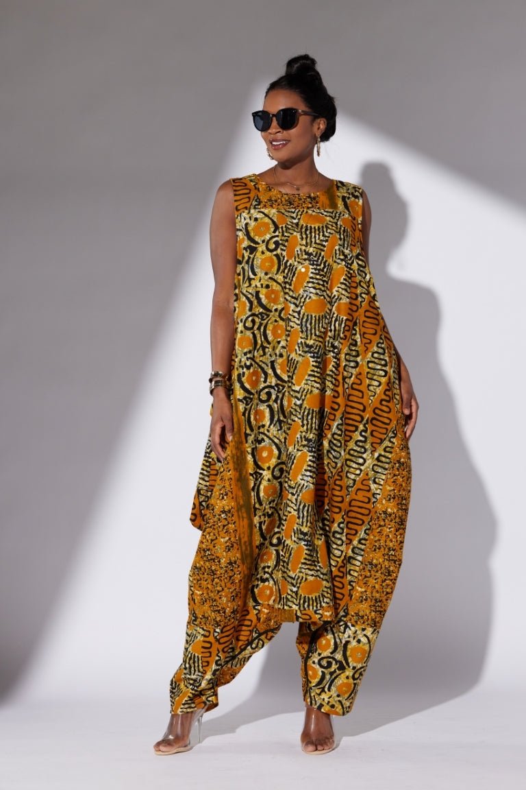 Into the Mix Convertible Jumpsuit Dress by Studio EY