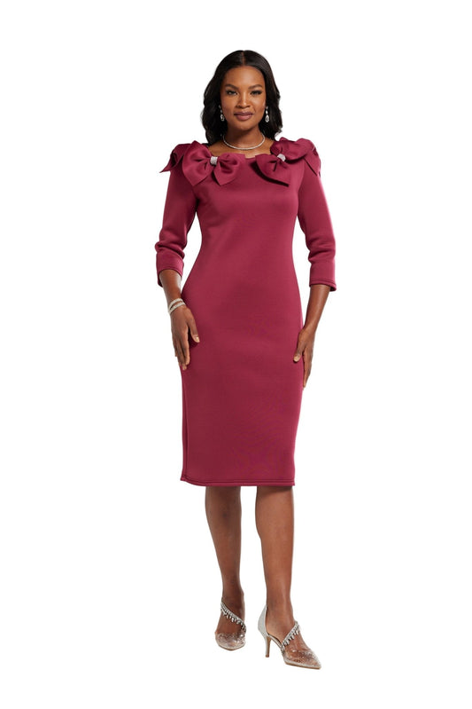 Jeweled Bows Dress by EY Boutique