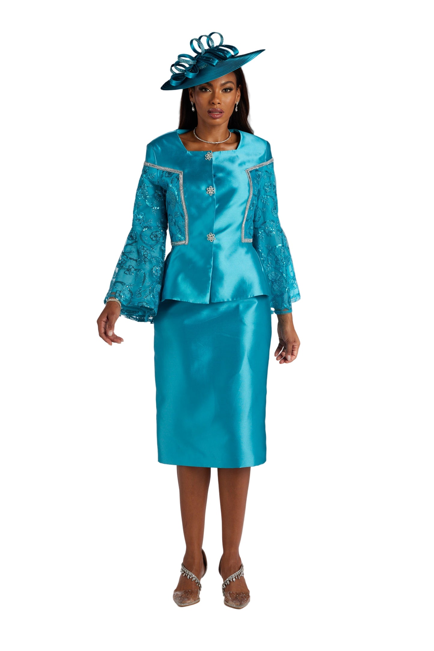 Feel Pretty Peplum Suit by EY Boutique