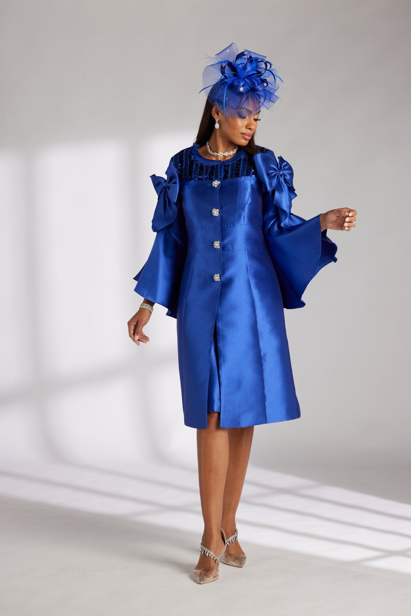 Cascade of Sleeves Jacket Dress by EY Boutique