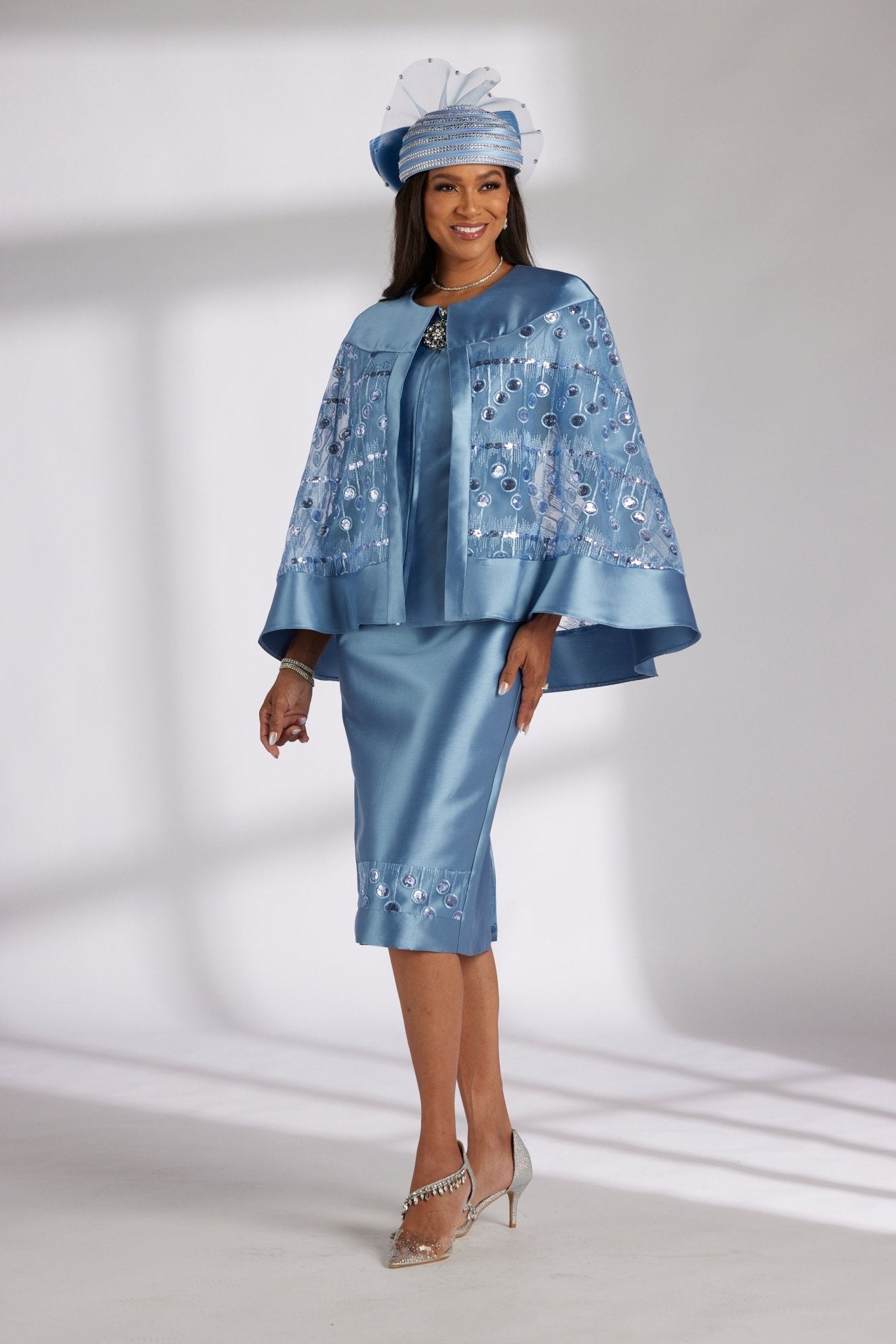 Sheer Beauty Cape Suit by LUXE