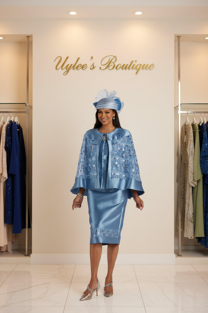 Uylees Boutique Blue Bell Suit