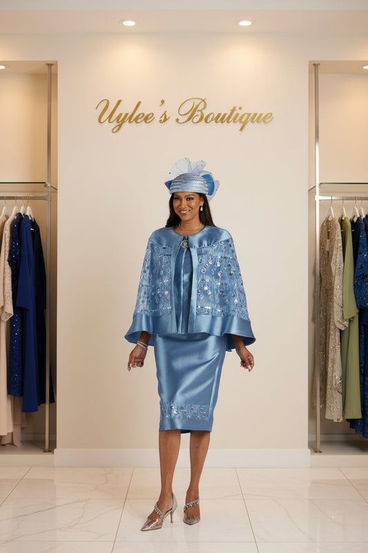 Uylees Boutique Blue Bell Suit