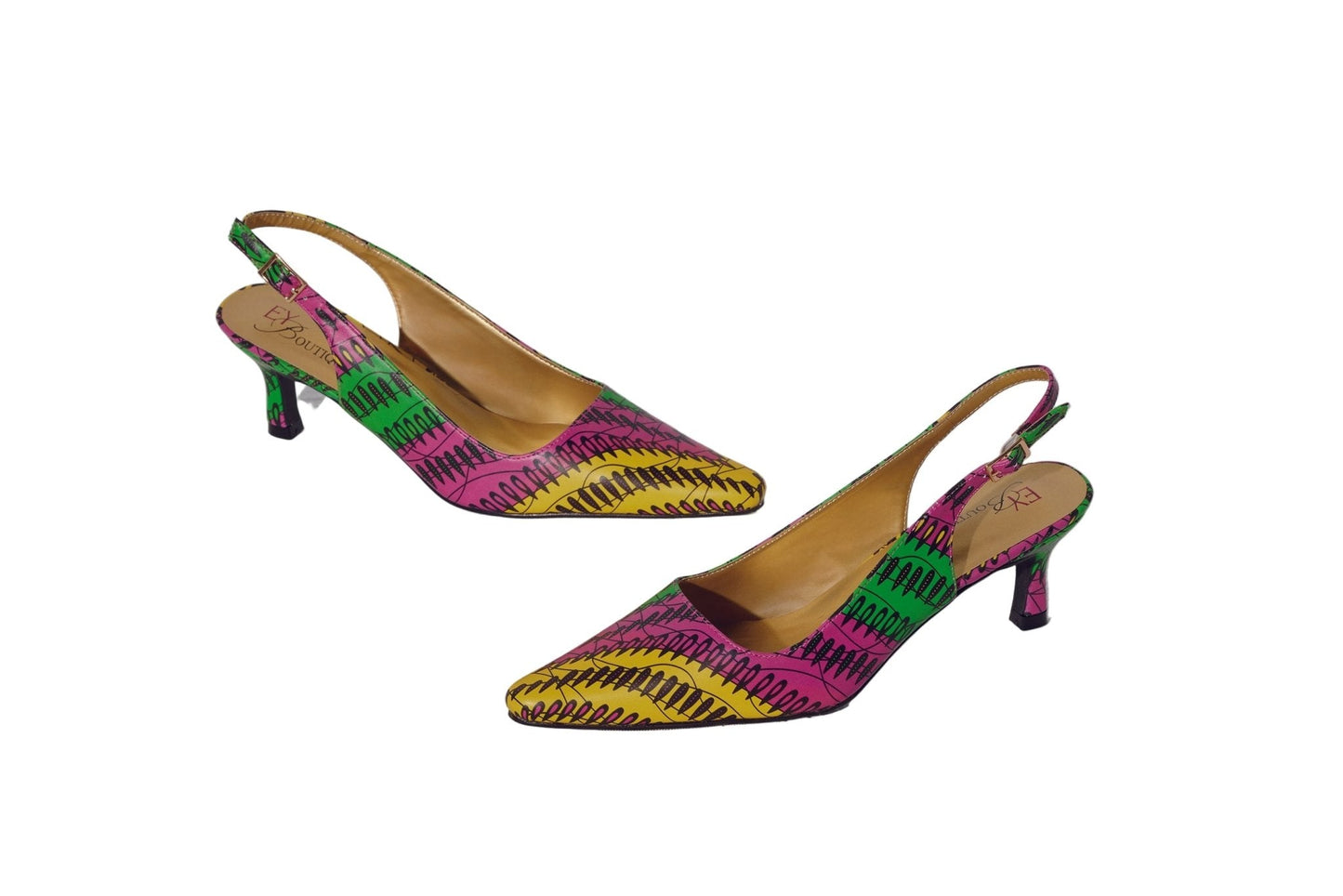 Tyra's Tri-Color Slingbacks by EY Boutique