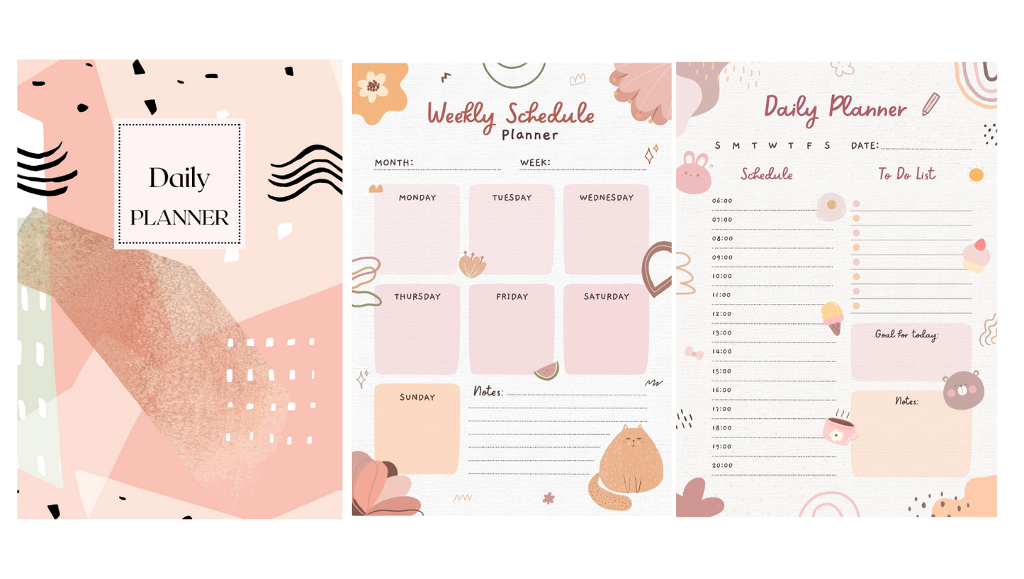 My Daily Planner Appointment Book - pdf printout (DIGITAL DOWNLOAD ONLY)