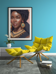 Nubian Beauty Framed Art - Digital Download