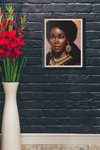Nubian Beauty Framed Art - Digital Download