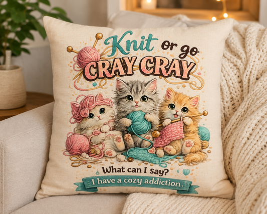Knit or Go Cray Cray – FREE PNG Digital Download 🧶🐾