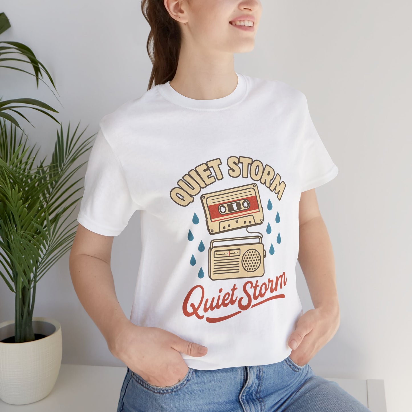 Quiet Storm Retro Ladies T Shirt