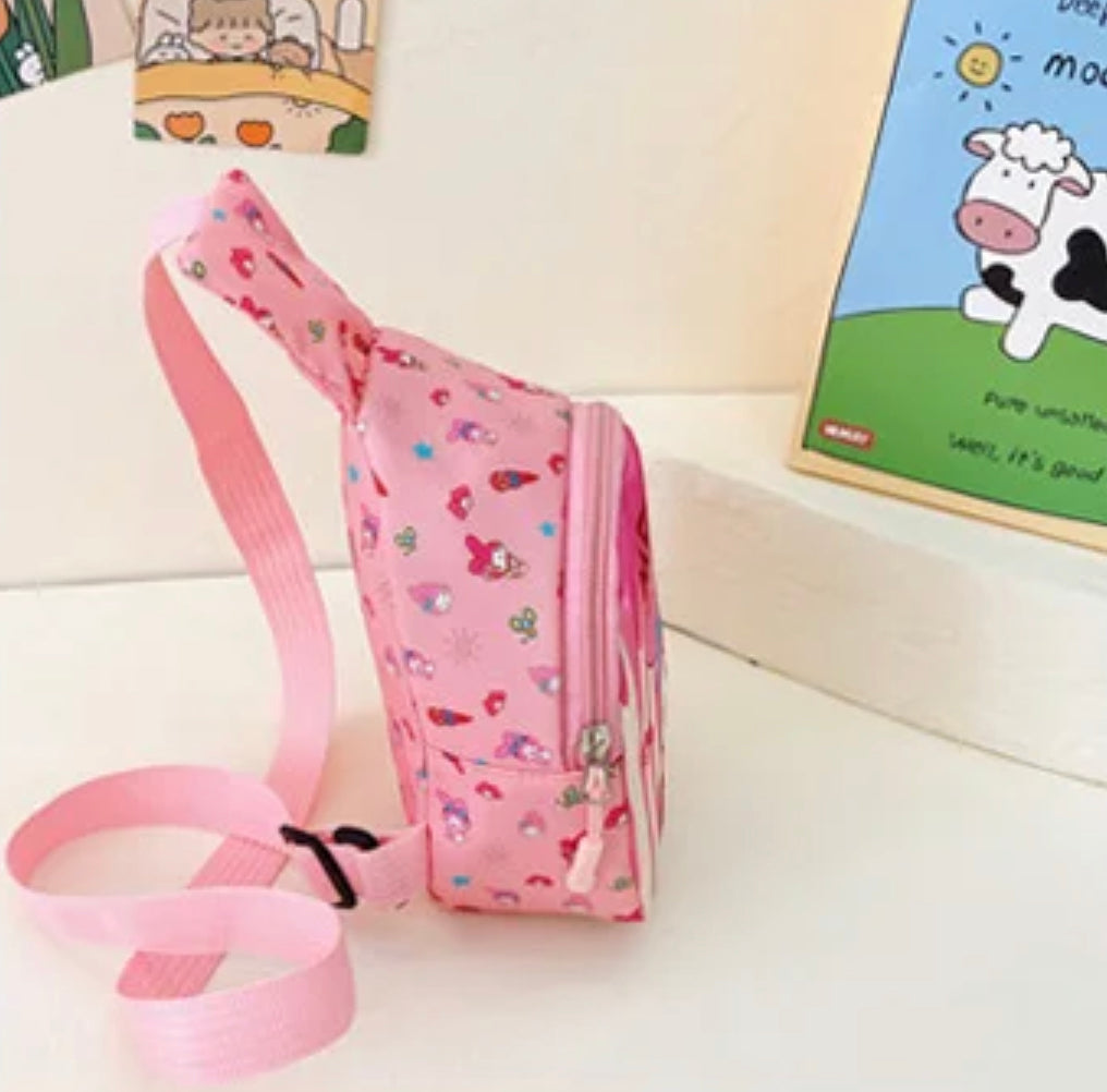 Adorable Kawaii Sanrio Children's Chest Bag - Backpack