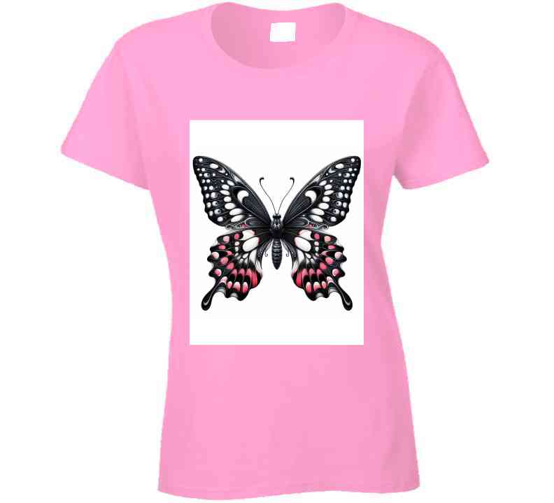 Butterfly Ladies T Shirt