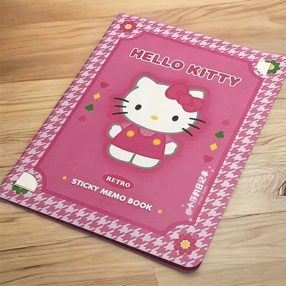 Kawaii Sanrio Convenience Book Stationary and Note Pad, Hello Kitty, My Melody, and Cinnamoroll