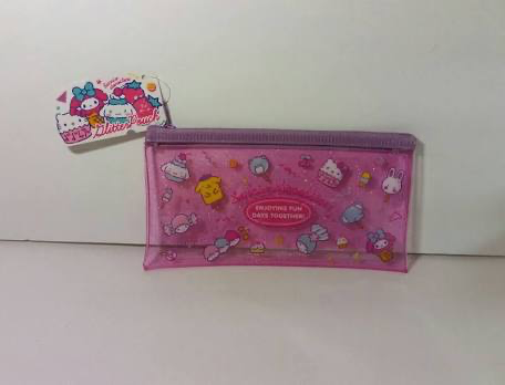 Kawaii Sanrio Glitter Slim Pouch - Character Mix