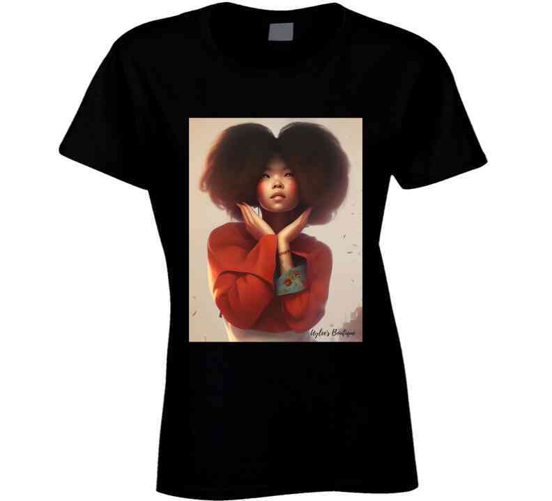 Blackasian Beauty Ladies T Shirt