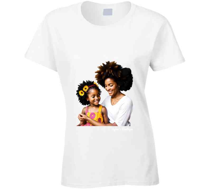 Mother And Daughter Love Ladies T Shirt