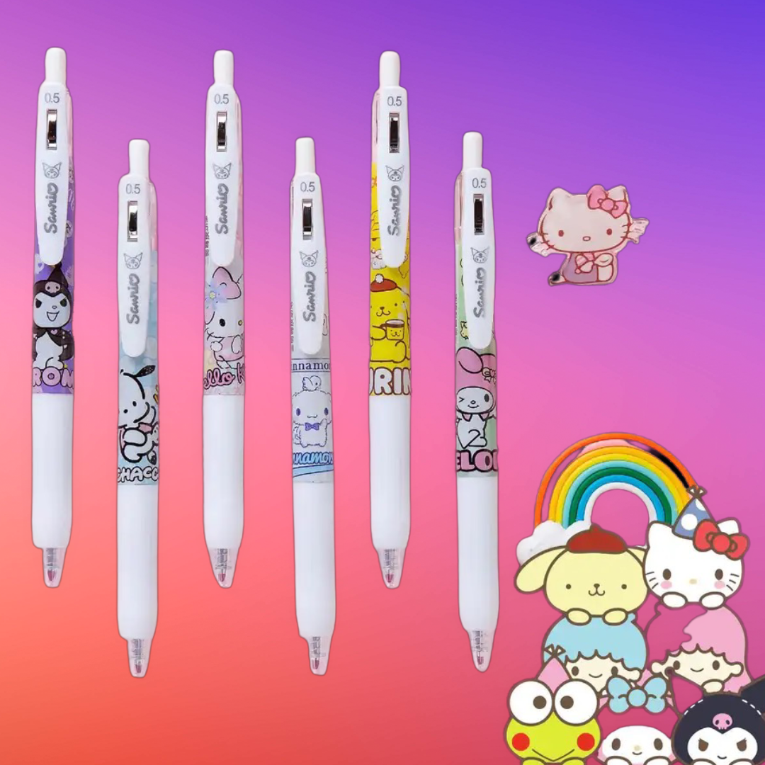 Adorable Kawaii Sanrio Hello Kitty and Friends 0.5mm Gel Pens
