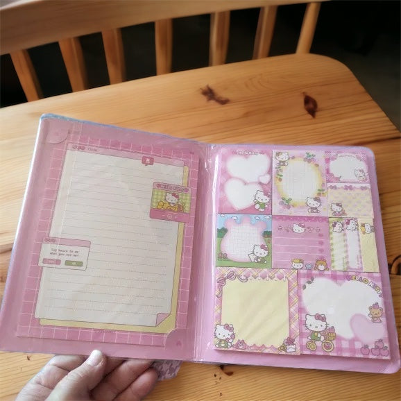 Kawaii Sanrio Convenience Book Stationary and Note Pad, Hello Kitty, My Melody, and Cinnamoroll