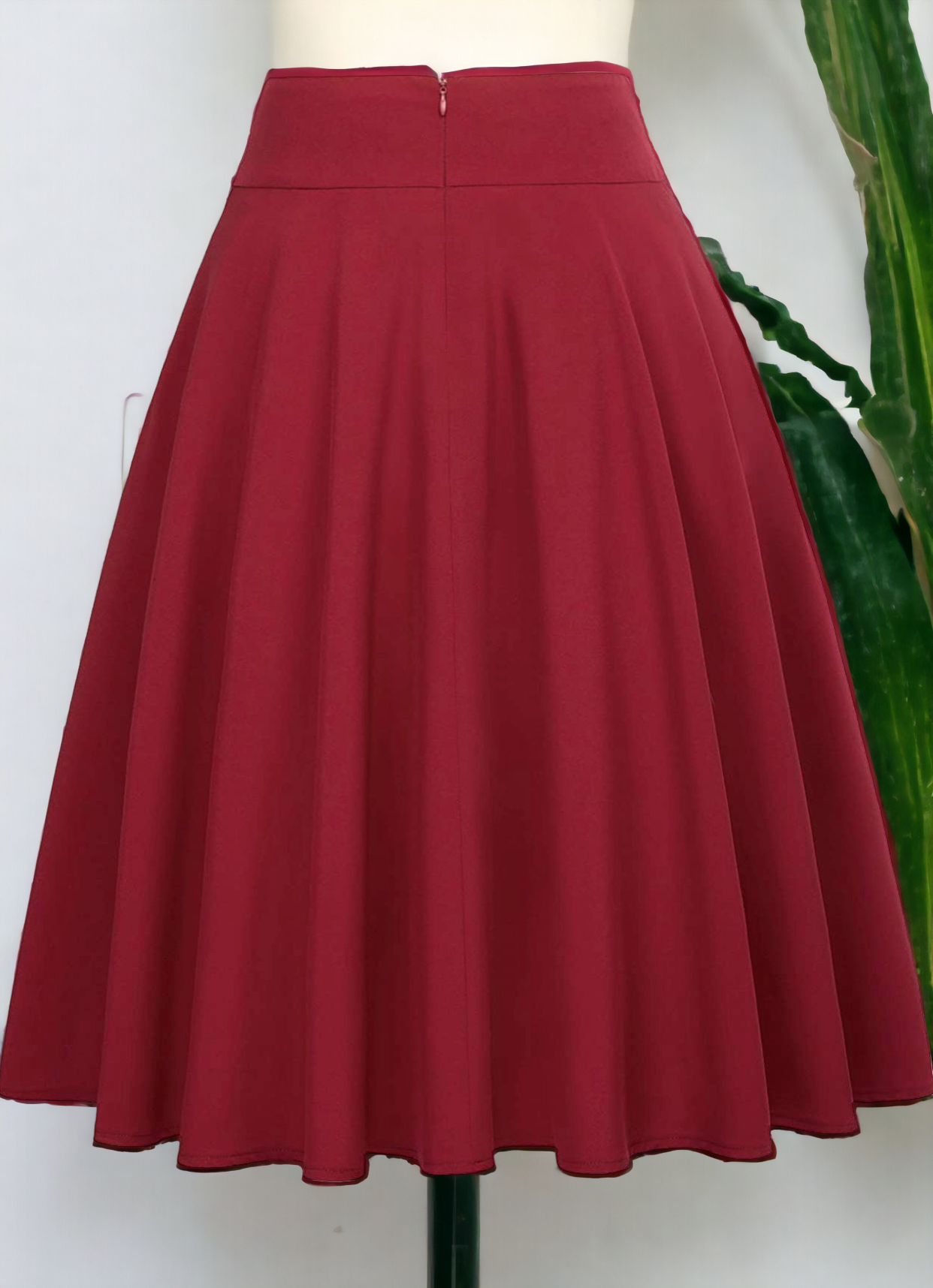 High Waist A-Line Skirt, Size Medium - NEW