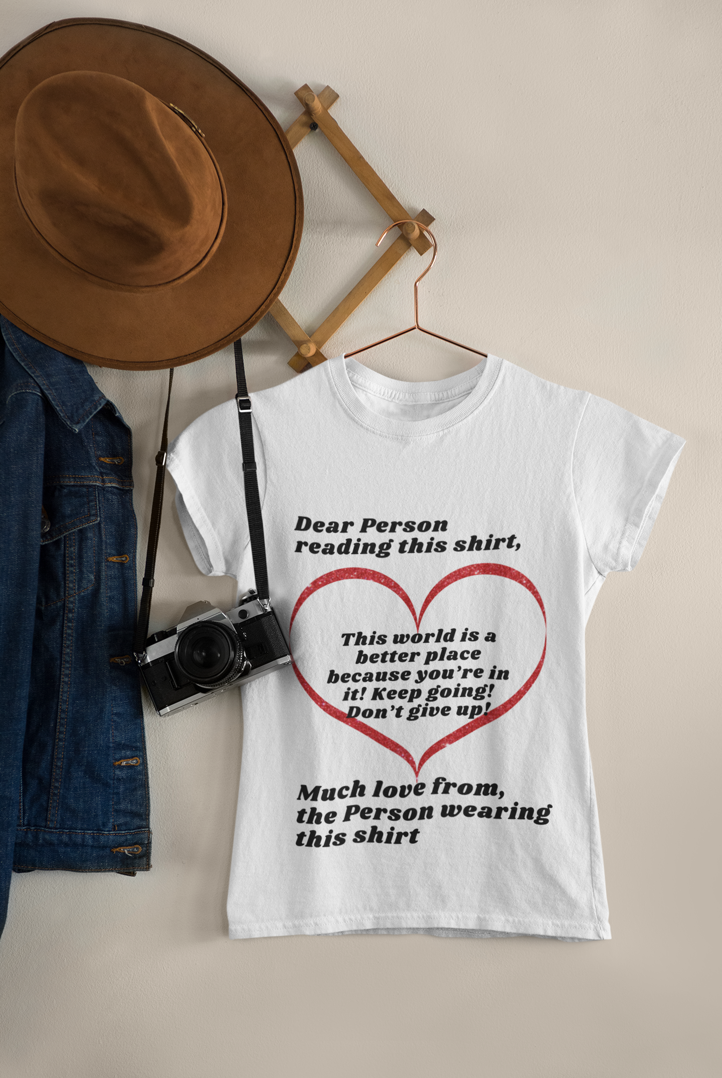 “Dear Person Reading this Shirt” Ladies T Shirt, Sweatshirt, and Hoodie