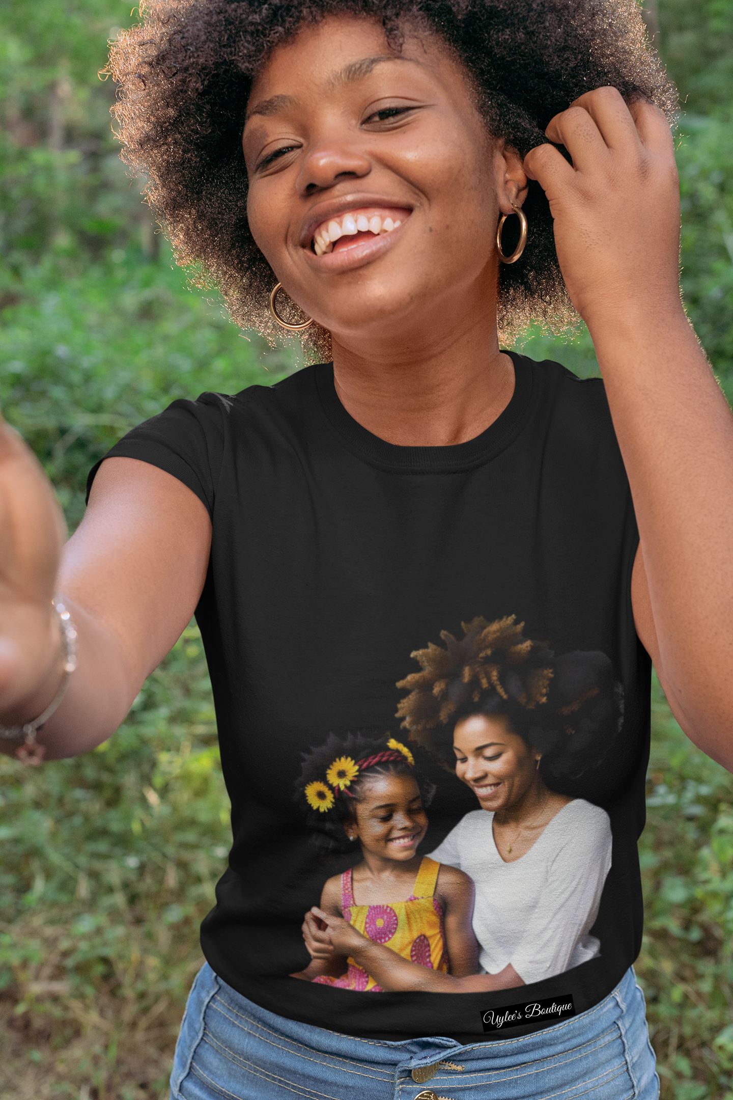 Mother And Daughter Love Ladies T Shirt