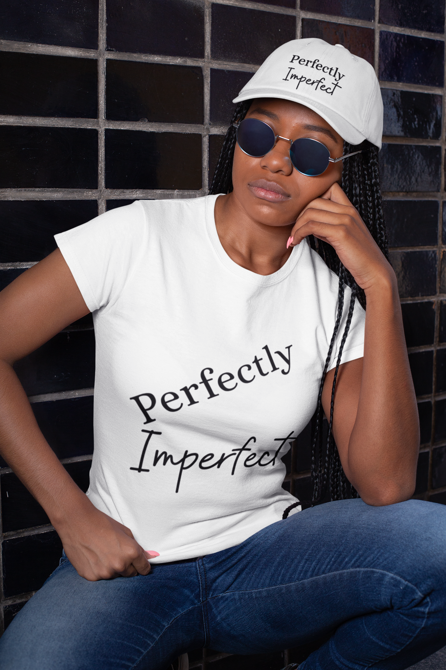 Perfectly Imperfect Brand Cap Hat