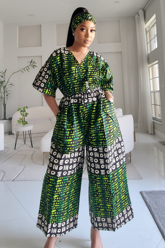 Ankara Wide-Leg Jumpsuit KVZ40 A