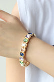 Bracciale in lega di pietra di vetro