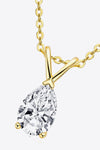 1.5 Carat Moissanite Pendant 925 Sterling Silver Necklace - Uylee's Boutique