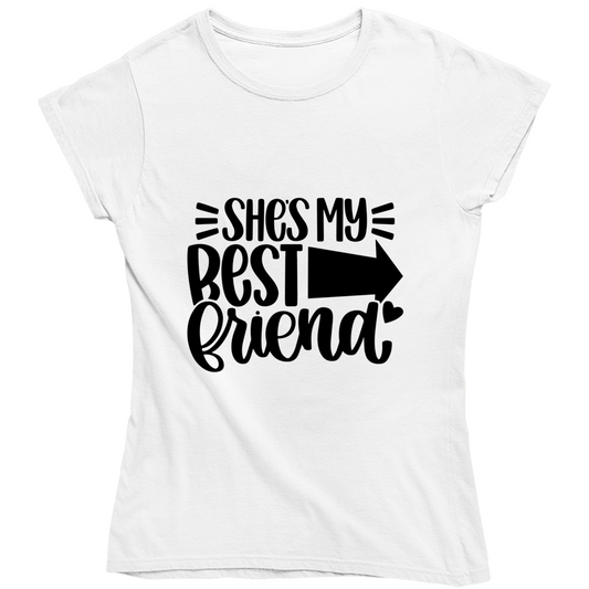 She's My Best Friend - Left Ladies T Shirt and Hoodie