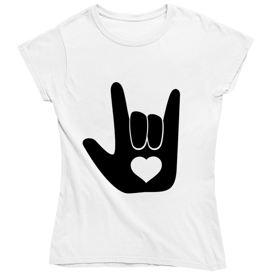 Asl I Love You Ladies T Shirt