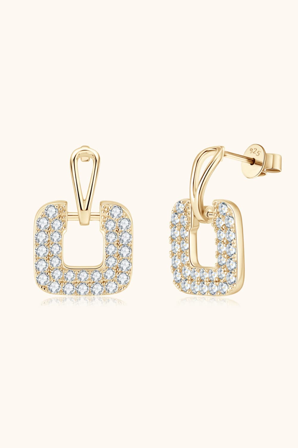 1.68 Carat Moissanite 925 Sterling Silver Drop Earrings - Uylee's Boutique