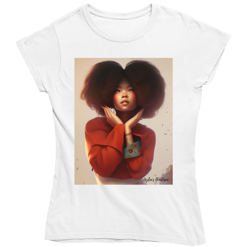 Blackasian Beauty Ladies T Shirt