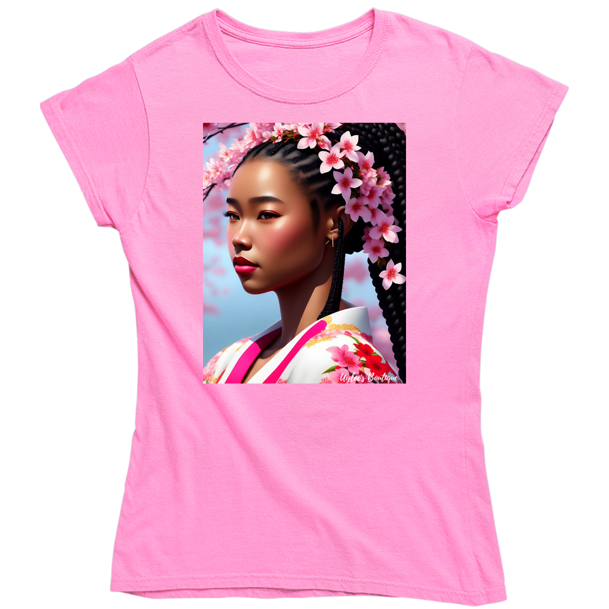 Cherry Blossoms Of Japan Ladies T Shirt