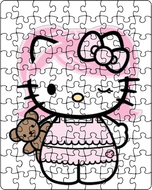 Kawaii Hello Kitty Inspired Puzzle