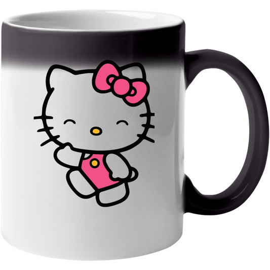 Hello Kitty Inspired  Color Changing Mug