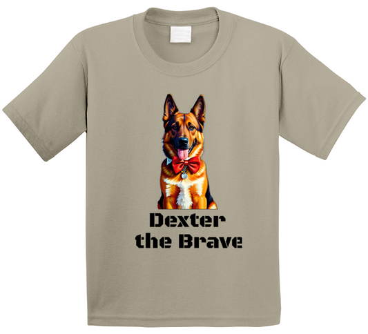 Dexter The Brave - Tan  T Shirt