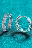 1.8 Carat Moissanite Hoop Earrings - Uylee's Boutique