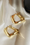 18K Gold Plated Irregular Geometric Earrings - Uylee's Boutique