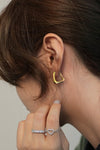 18K Gold Plated Irregular Geometric Earrings - Uylee's Boutique